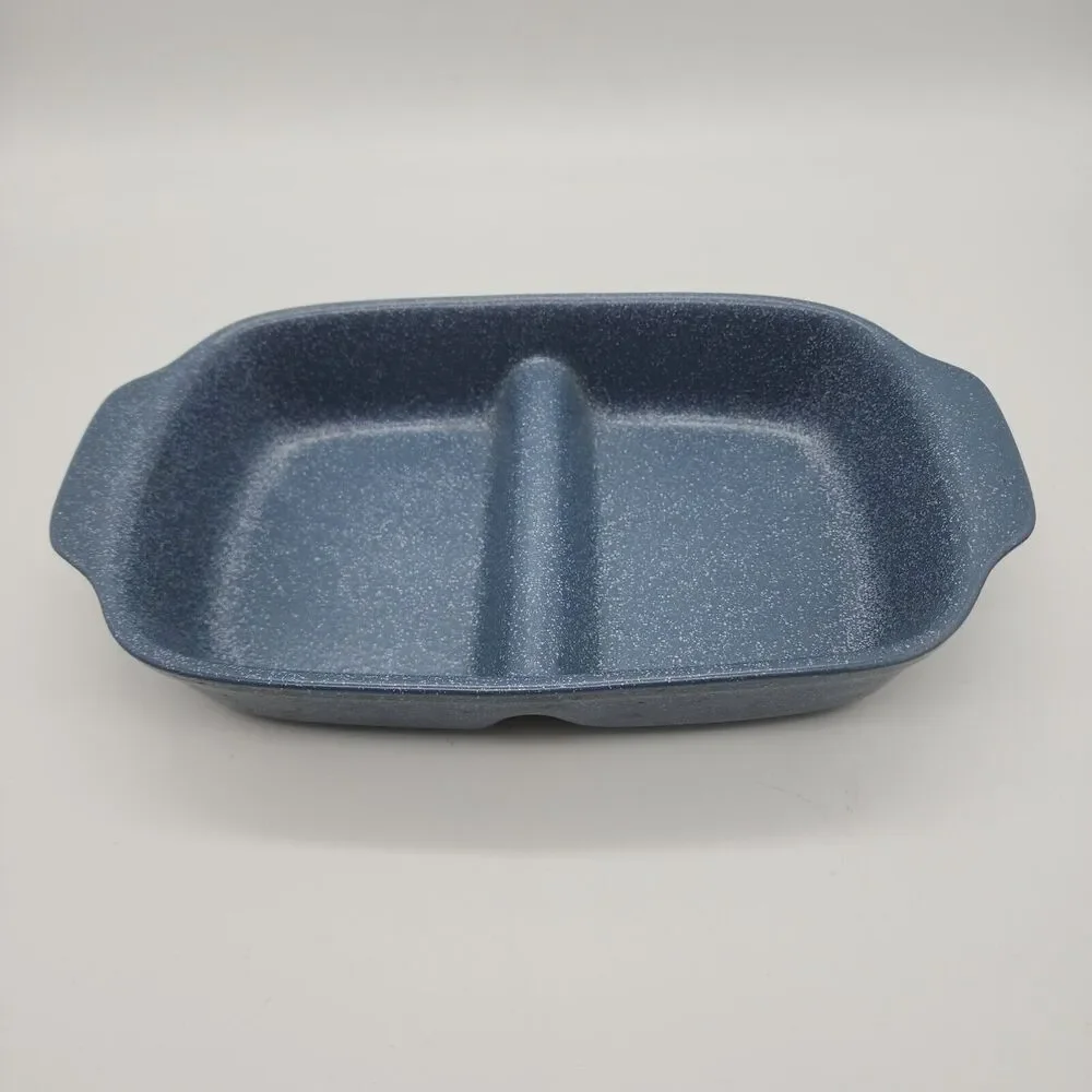Azul Portugal Speckle Blue Casserole Dish Ceramic Bakeware WSP 12x6.5